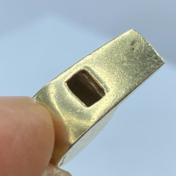 JR9282 10KYG 3D whistle charm pendant JR9282 - Picture 5 of 5